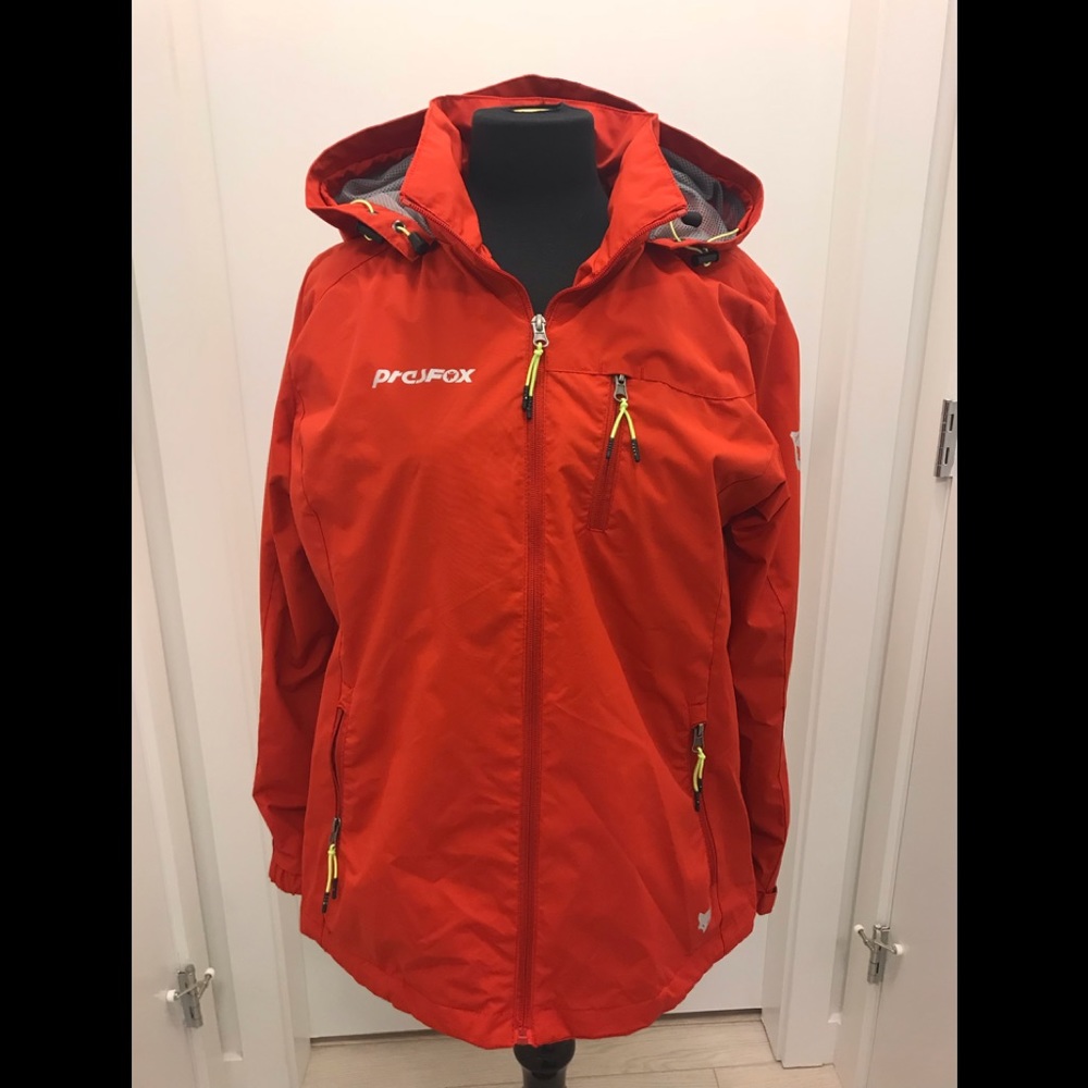 Presfox orange jacket water resistant